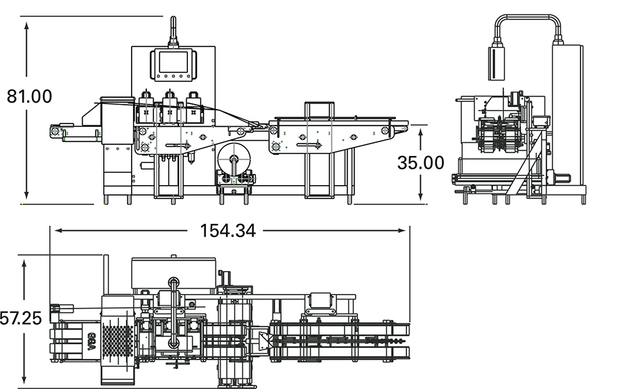 FG-2000H Line Drawing